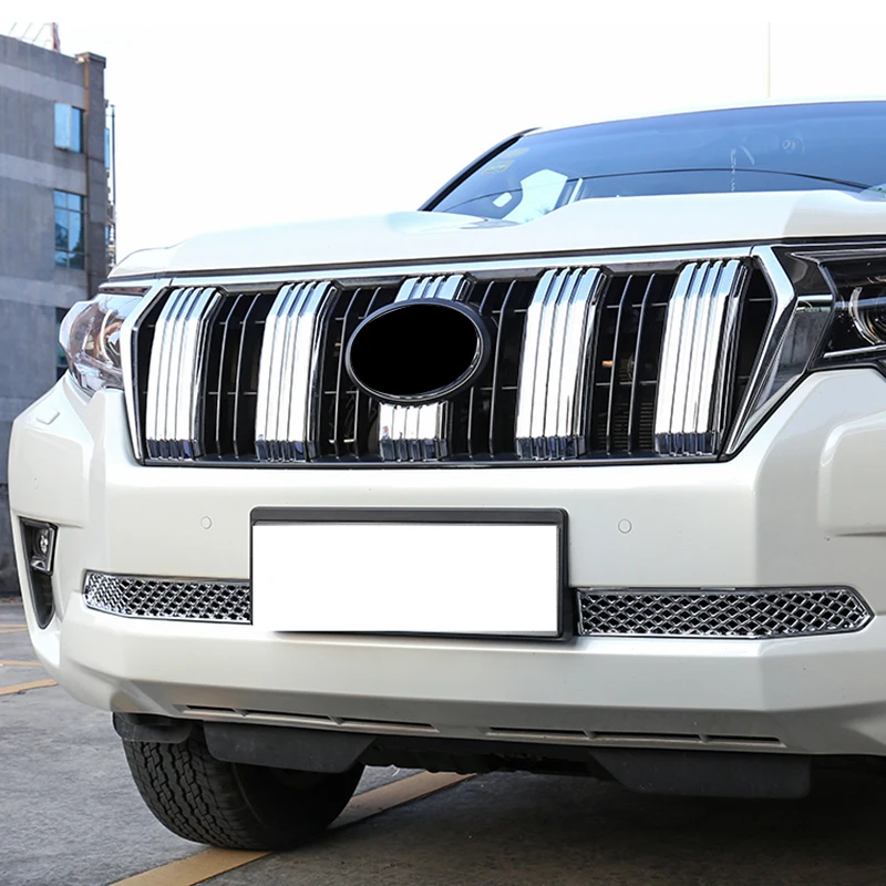 Lsrtw2017 блестящие Передние решетки из АБС-пластика для автомобилей toyota land cruiser prado