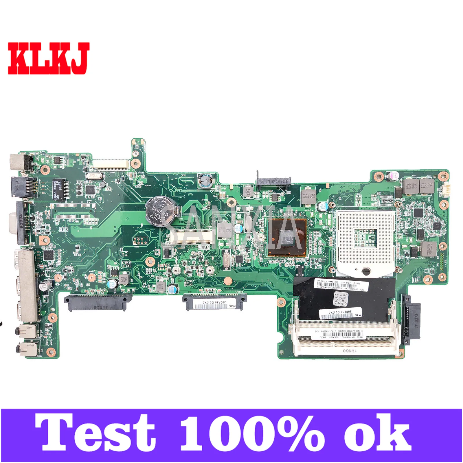 Klkj K72f Placa-mãe para Laptop Asus Placa Principal Original Pga989 Hm55 Placa-mãe para notebook