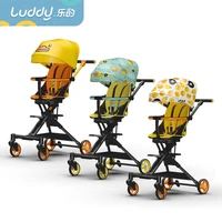 luddy walking baby artifact can sit reclining two way stroller folding shock absorber high landscape baby walking artifact