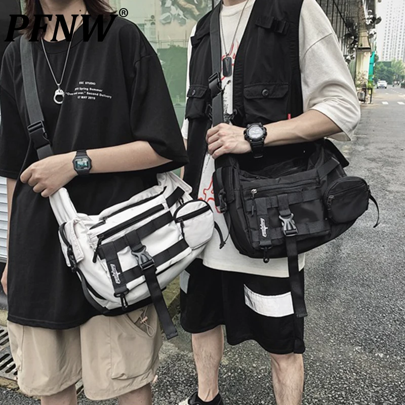 

Сумка на плечо PFNW 2X1295 для мужчин и женщин, функциональный Спортивный Повседневный вместительный рюкзак с лентами