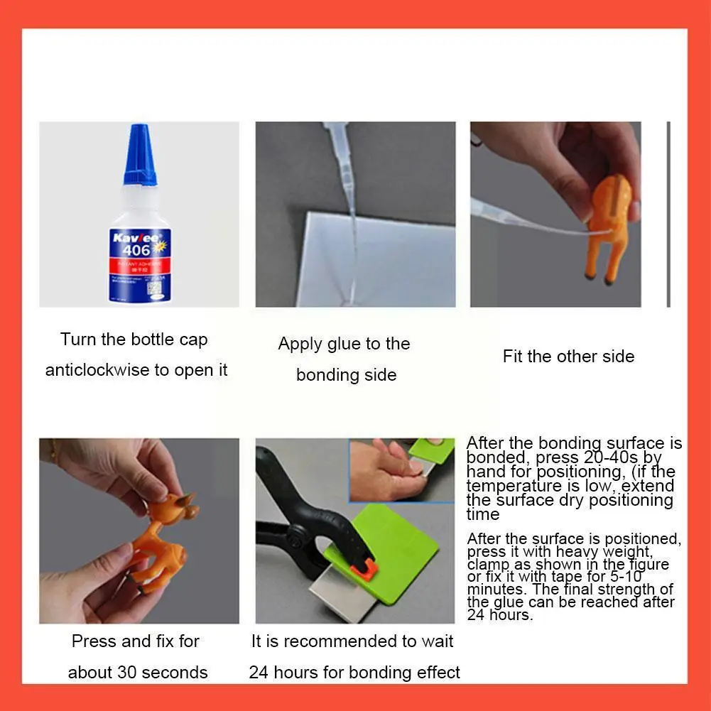 

Многоцелевой универсальный клей разных типов, Быстросохнущий адгезив, бесцветная жидкость, для U4P6, 1 шт.