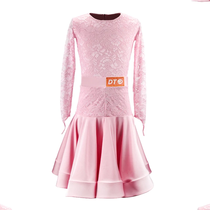 

2020 Latina Dance Clothes For Kids Salsa Dance Outfits Stage Costume Standard Latin Competition Dresses Rumba Dancewear