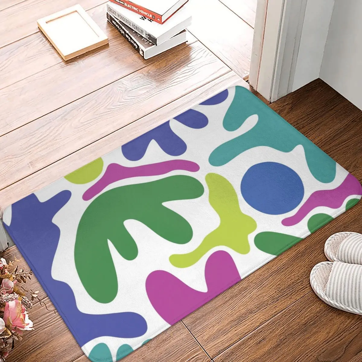 

Henri Matisse Inspired Art Print Doormat Carpet Mat Rug Polyester PVC Anti-slip Floor Decor Bath Bathroom Kitchen Balcony 40*60