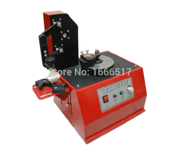 

Desktop Trademark Label Pad Printer Press with round plate ATT