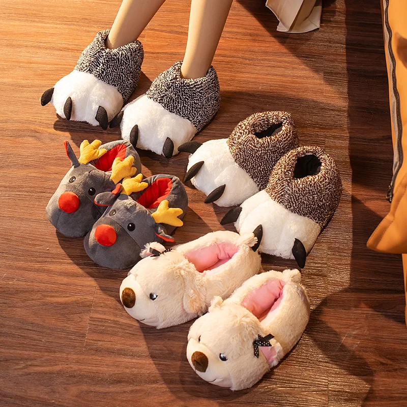 

Creative Animal Cartoon Bag Heel Shoes Non-Slip Soles Home Computer Room Shoes Kids Girlfriend Birthday Gifts