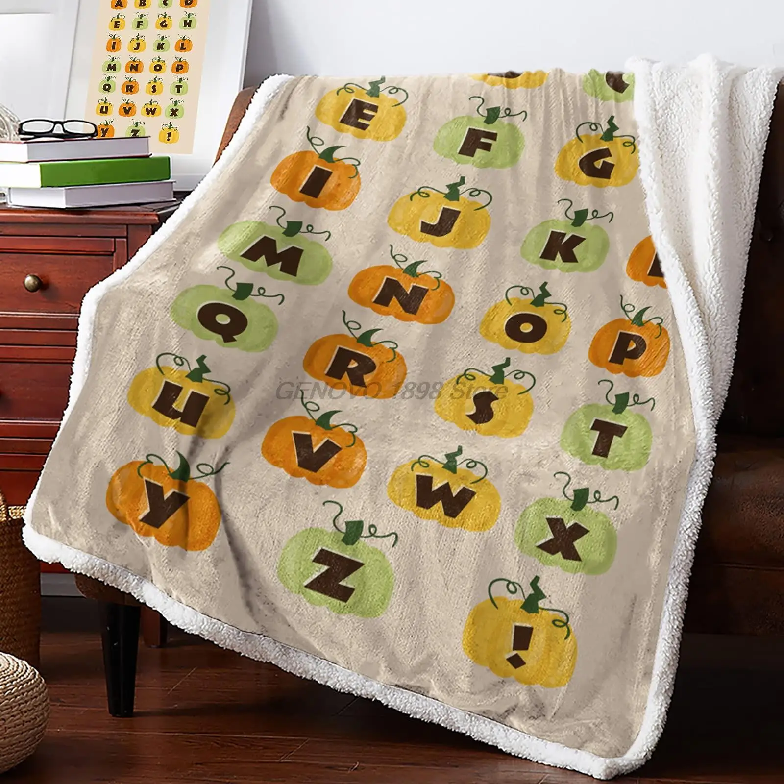 

Luxury Fleece Throw Blanket for Couch, Thick Fuzzy Fluffy Soft Cozy Bed Blanket, Reversible Sherpa Fleece Blanket for Sofa Chai