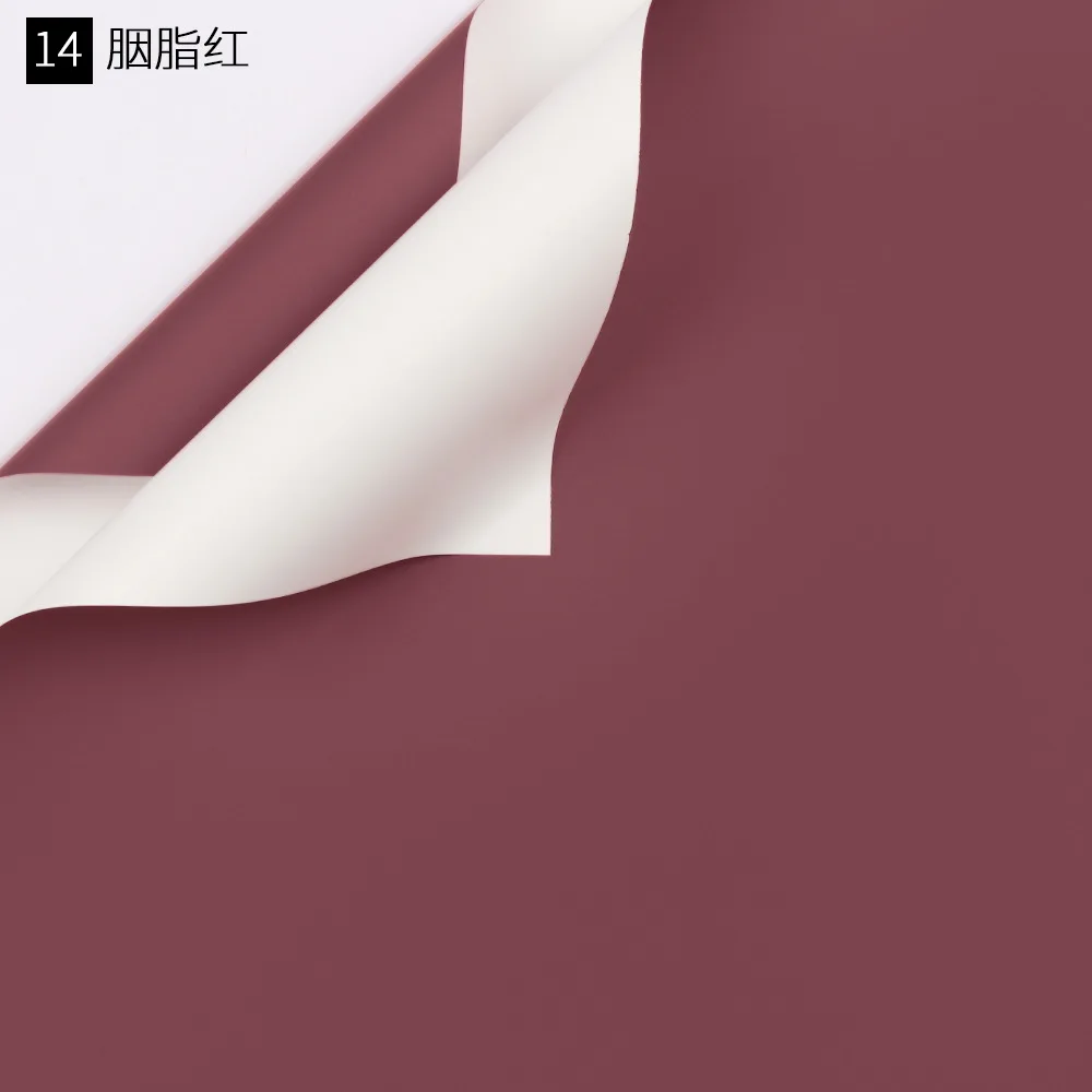 

20pcs Mix Color Waterproof Flower Wrapping Paper Diy Florist Packaging Material Wedding Decoration