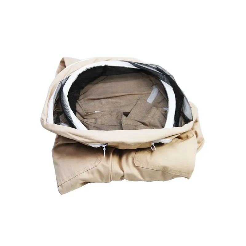 

One piece anti bee suit space hat detachable breathable anti poison and anti sting protective clothing bee clothing 100% Cotton