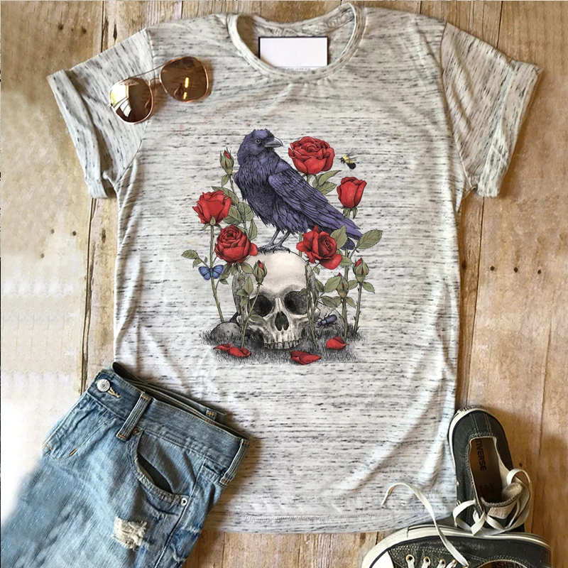 

Одежда из фильма «ужасы», женские топы, рубашка на Хэллоуин, винтажная уличная одежда, женская одежда, футболка с графическим принтом в виде ...