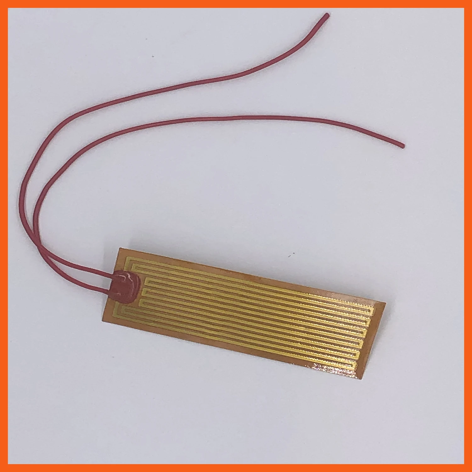 

8x78.5mm 24V 20W electrothermal film heating polyimide polyimide film heater flexible adhesive thermo foil heater