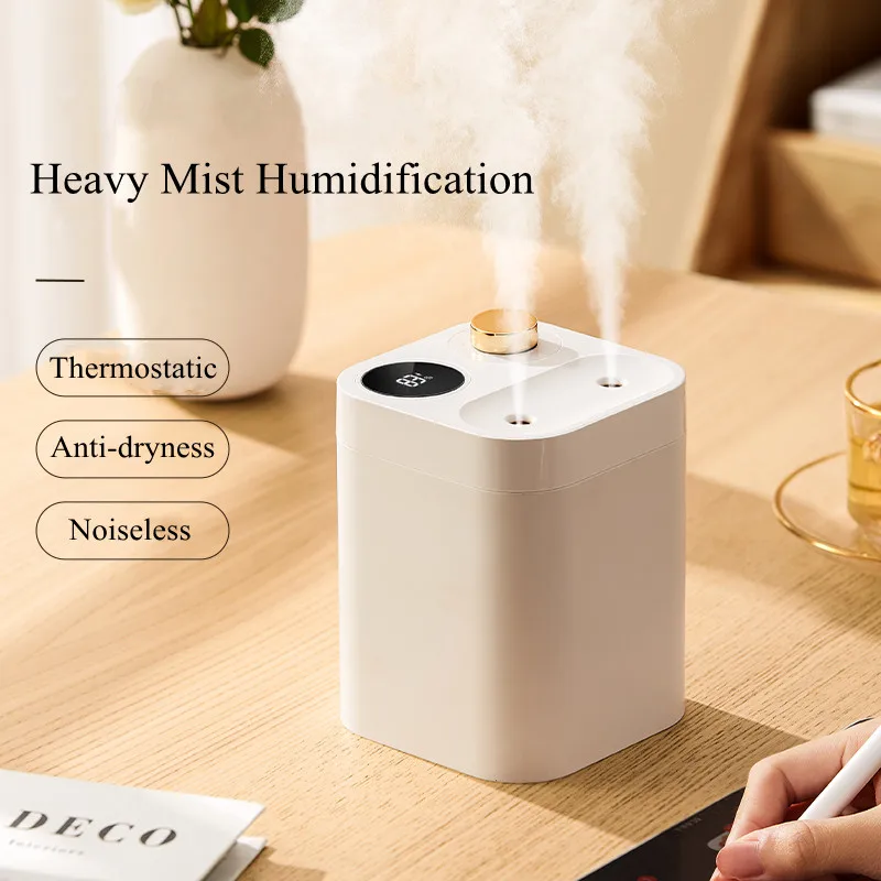 

800ml Wireless Air Humidifier Ultrasonic Cool Mist Makger Fogger 2000mAh Rechargeable Battery USB Water Diffuser Humidificador