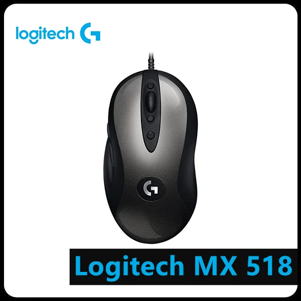 Logitech MX518 Классическая Проводная игровая мышь 16000DPI 8 программируемых кнопок