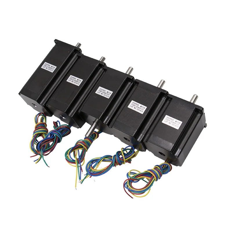 Шаговый двигатель 57x56 D = 8 мм NEMA23 4 провода 3A 1.26N.m шаговый двигатель 180Oz-in NEMA 23 для гравировального фрезерного станка с ЧПУ 3D принтер