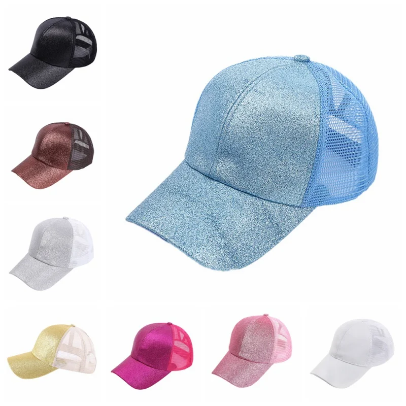 

Ponytail Baseball Cap Running Cap Women Men Cotton Sunshade Mesh Sun Hat Headwear Sportswear Accessory LM