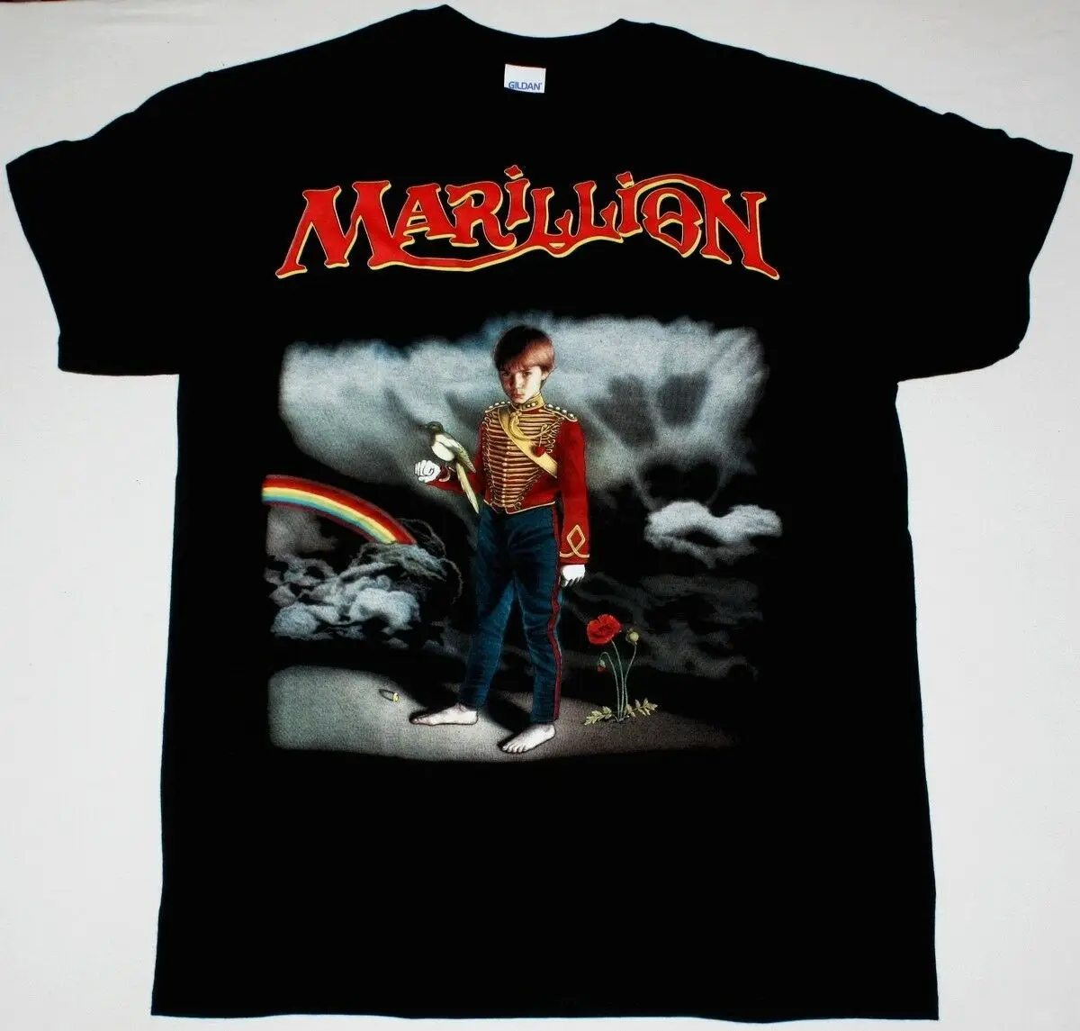 Новая Черная футболка MARILLION | Мужская одежда