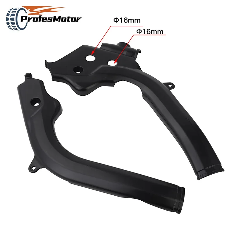 

Motocross Black Frame Guards Frameguards Plastic Protector Cover For SX125 SX150 SX-F250 SXF350 SXF250 SX-F450 SXF450 16-17