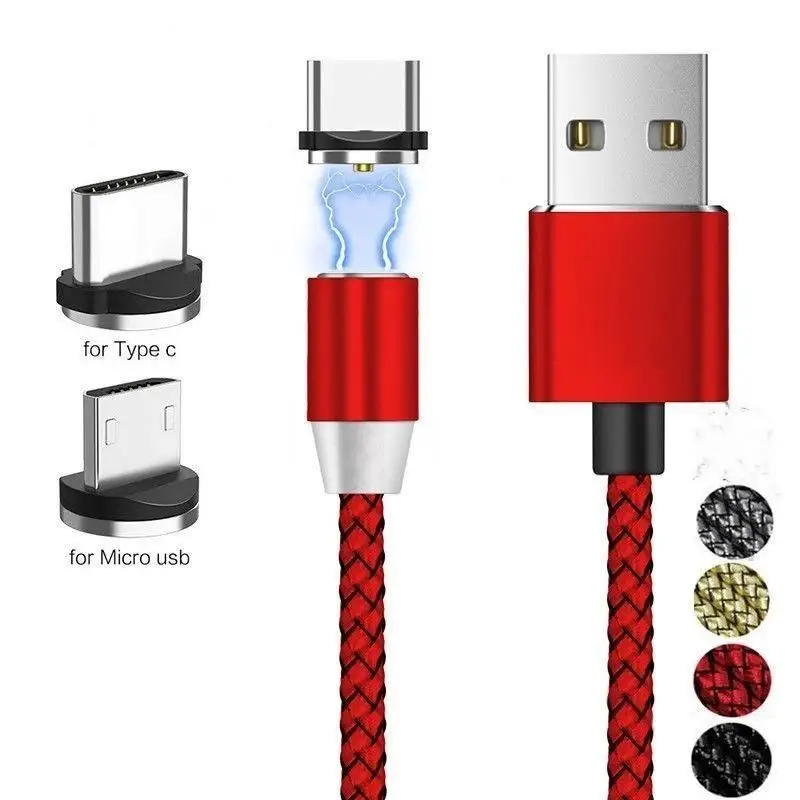 

Magnetic Micro Typec Lightning Usb Cables For Iphone 12 Samsung S10 Fast Type C 8 Pin Charging Cable 1M Magnet Charger Wire Cord