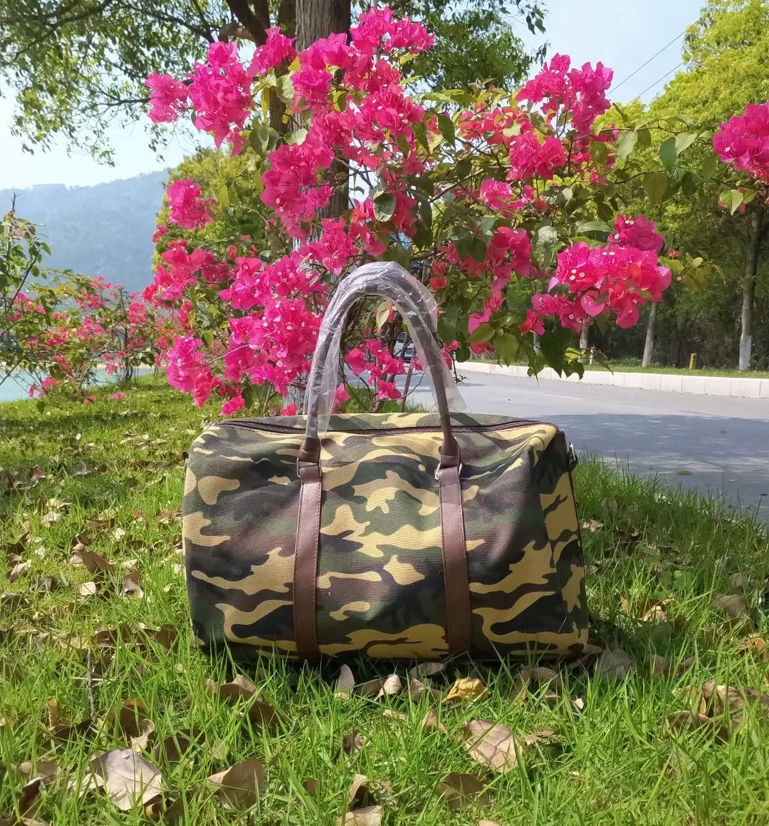 

2021 Large Capacity Casual Purse Women's Handbag Travel Weekend Bags Print Tote Bag For Ladies Pu Leather Material Weekender Bag