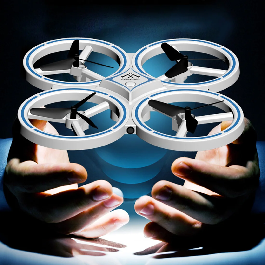 Мини-Дрон UFO индукционные Смарт-часы с датчиком жестов дистанционное