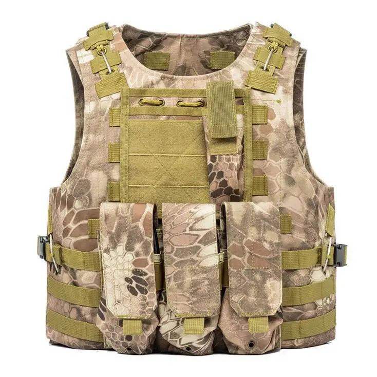 

Airsoft Military Gear Tactical Vest Molle Combat Assault Plate Carrier Tactical Vest 10 Colors CS Outdoor Clothing Hunting Vest