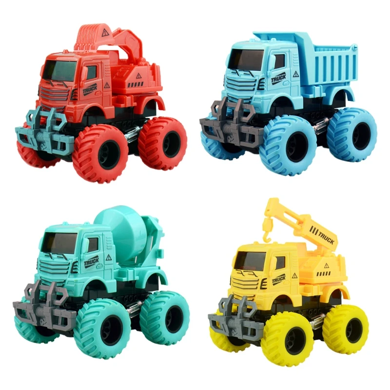 

Инженерная модель игрушечной машины, инженерный автомобиль, детская игрушечная машинка, игрушка-трансформер на четыре колеса, игрушечная м...