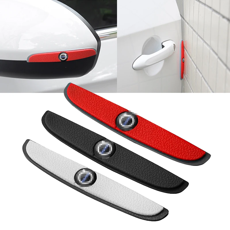 4 шт. резиновые противоударные полосы для автомобильных дверей зеркал заднего