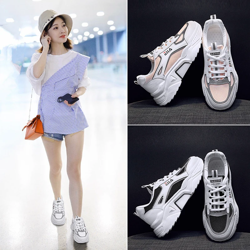 Женские кроссовки белые беговые для женщин спортивная обувь улицы женская