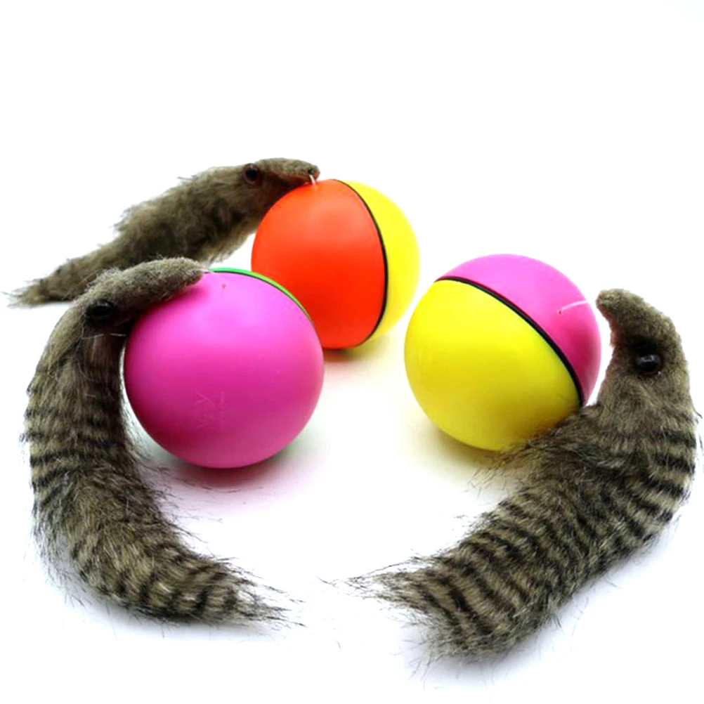 Электрический мяч с Бобром подвижная игрушка для домашних животных собак кошек