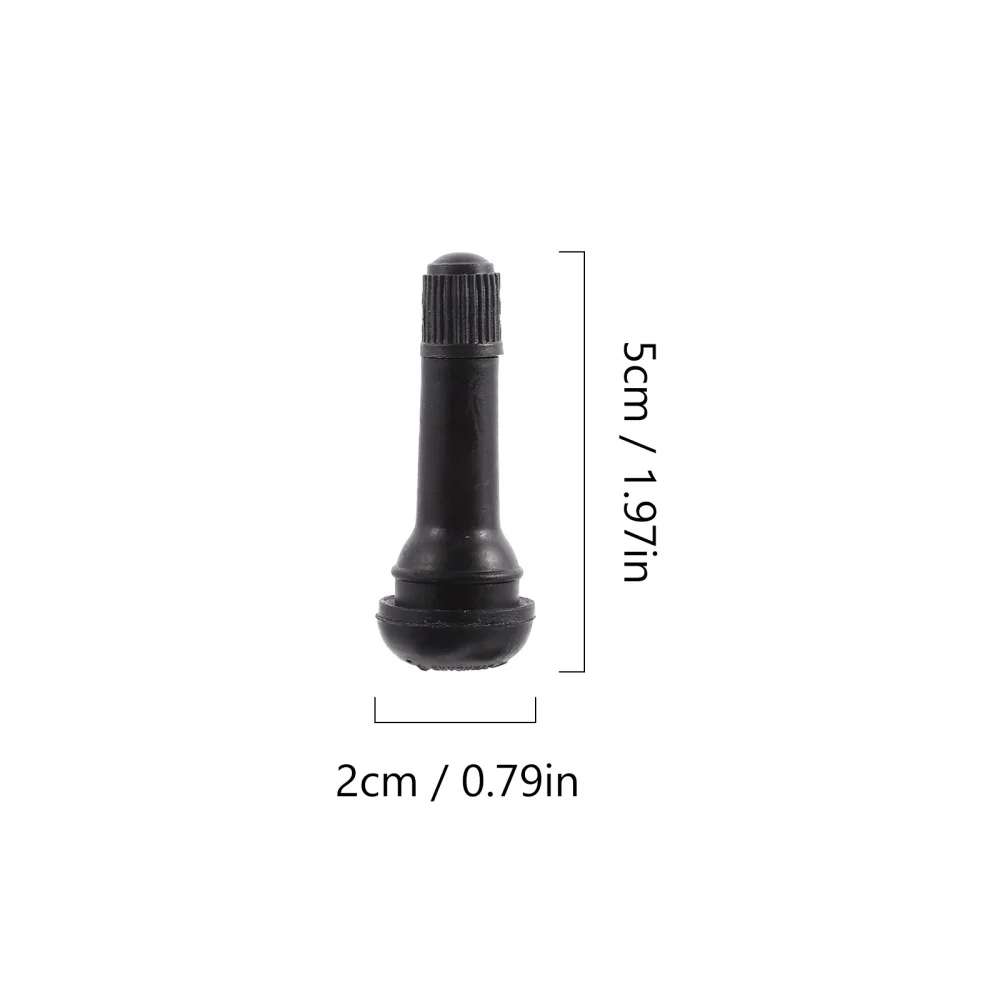 

10Pcs TR414 Car Tire Stem Caps Rubber Tubeless Stem Caps Suit