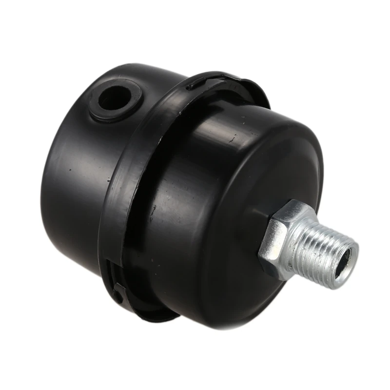 Впускной фильтр воздушного компрессора Глушитель 1/4BSP 13 мм черная резьба |