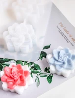 3d flower shape mini mousse birthday cake silicone mold mothers day dessert baking handmade soap candle making diy tools