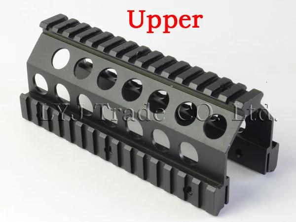 Sinairsoft Алюминиевый CNC M249 нижний и верхний прицел крепление Handguard 6 шт. RIS рельсы системы Охота Стрельба Тактический Quad рейка крепление