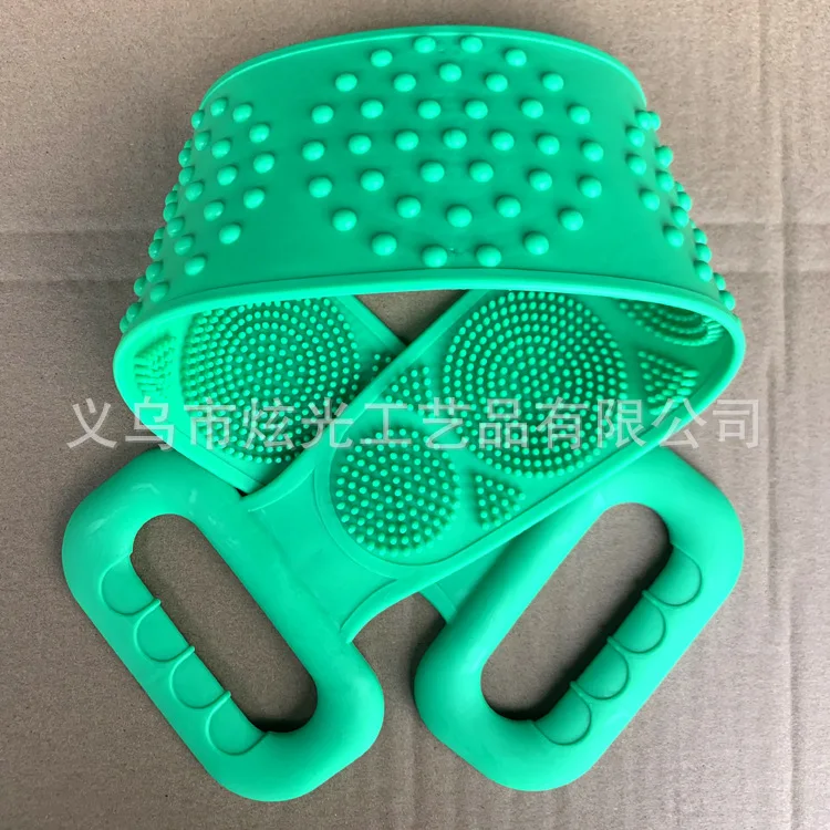 

silicone back scrubber silicone body scrubber silicone bath scrubber Double sided bath towel Bath towel