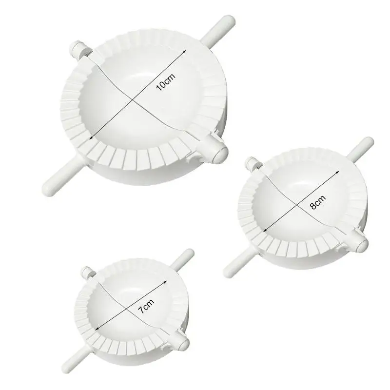 

Keuken 7 Cm/8 Cm/10 Cm Knoedel Mallen Plastic Deeg Pastry Mould Chinese Koken Voedsel Jiaozi Maker Druk Ravioli Dumpling Pi K1Y8