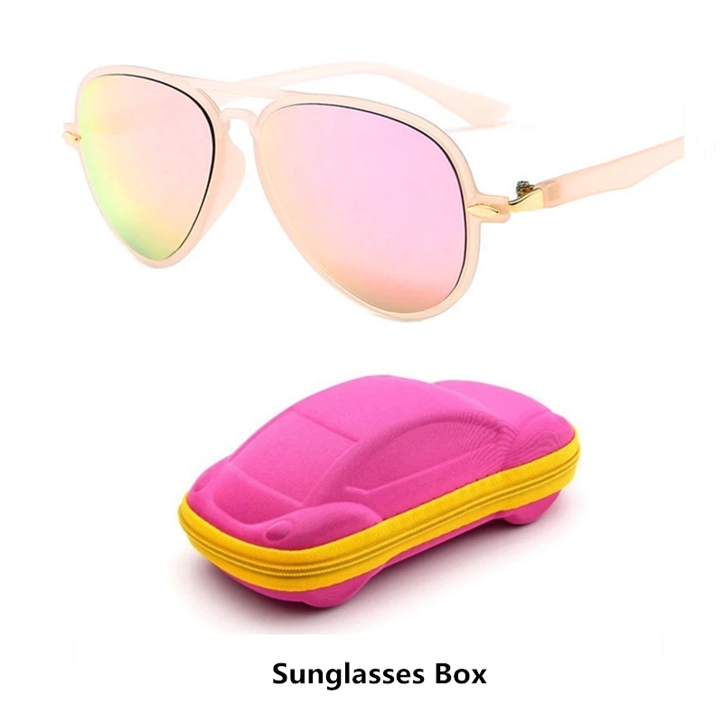 

Fashion Children UV400 Sunglasses Kids Cool Sun Glasses 100%UV Protection Eyeglasses Sunglasses For Travel Boy Girl With Box