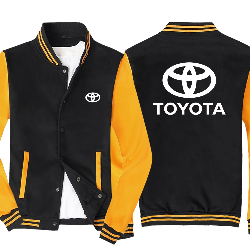 

NEW Fashion Men for Toyota Baseball Jacket Mens Sportswear Casual Sweatshirt Hip Hop Harajuku Unisex Uniform