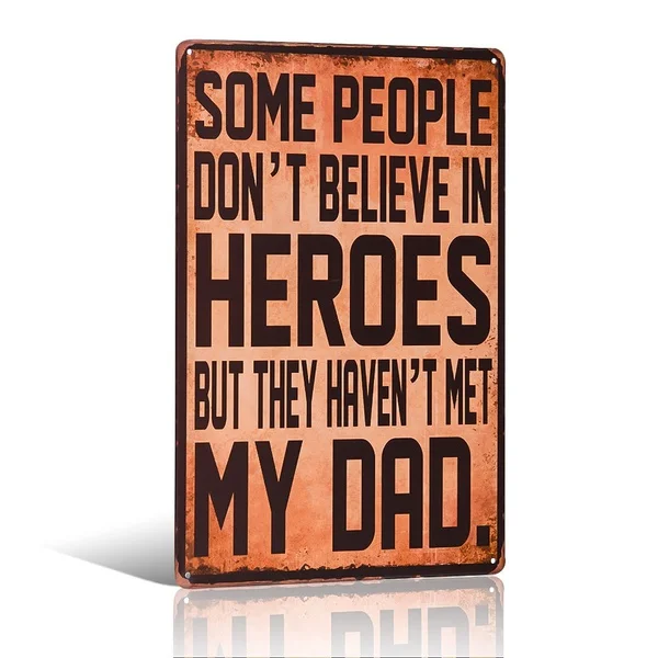 

Vintage Tin sign Wall Decor Retro Metal Art Poster