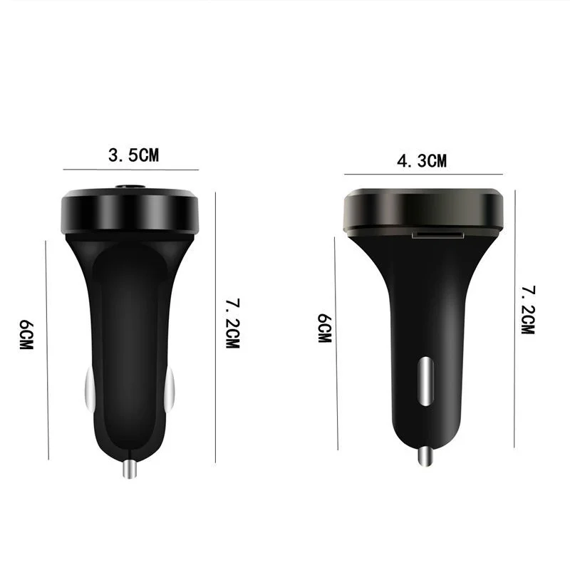 Автомобильное зарядное устройство с двумя Usb-портами FM-передатчик Автомобильный
