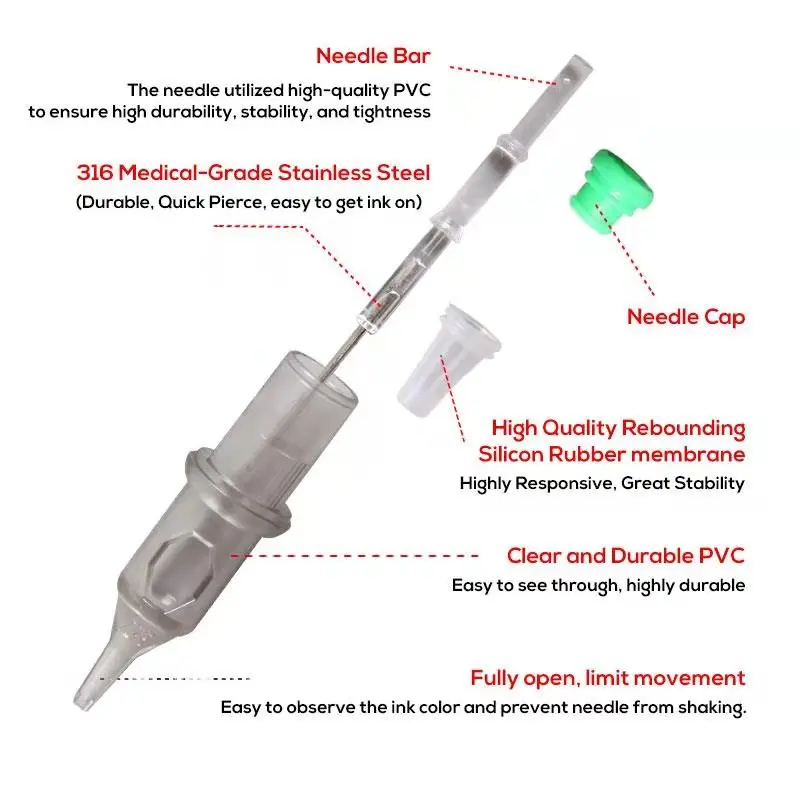 20 шт. иглы для тату RL картридж лайнер растушевки магнитный поставка совместима с