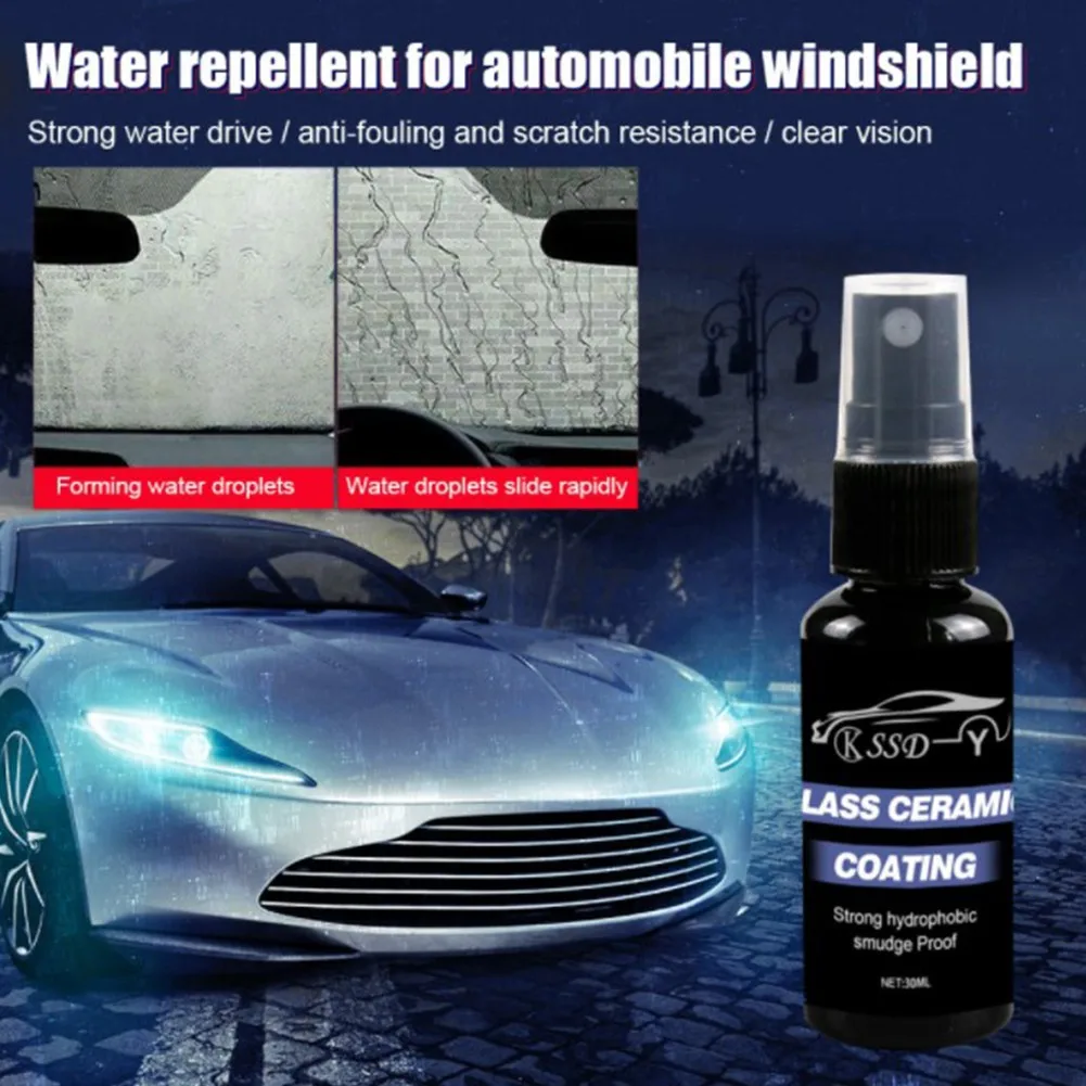 

30/50ml Automobile Glass Oil Film Remover Front Glass Polishing Remove Glass Oil Stain Car Windshield Cleaner