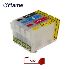 Картридж с чернилами OYfame 502, T502XL, для Epson 502, T502XL, чернильный картридж с чипом ARC для принтера Epson XP5100, XP5105, WF2865, WF2860