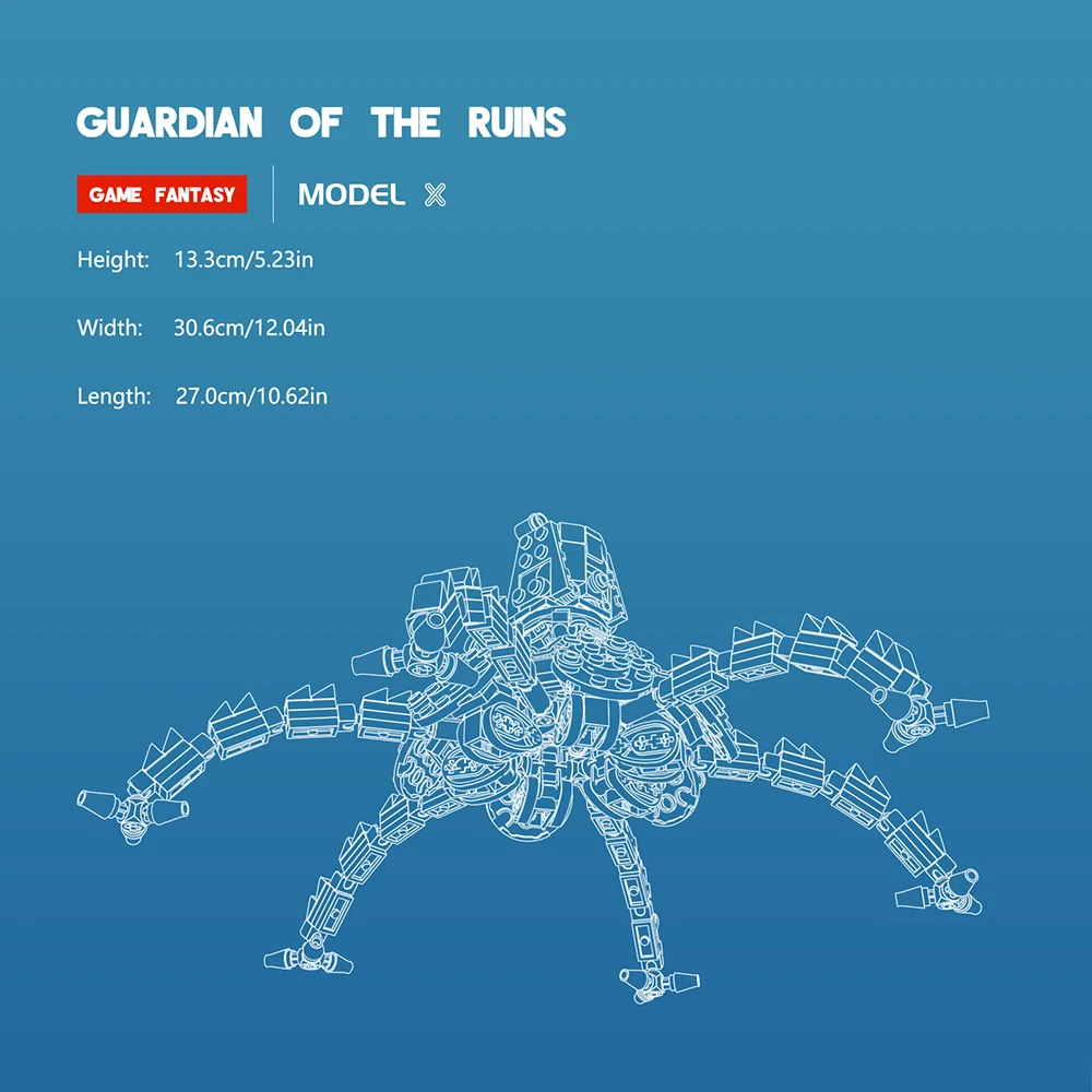 MOC фигурка игры Хранитель разведчик Сталкеры Набор строительных блоков отсадные