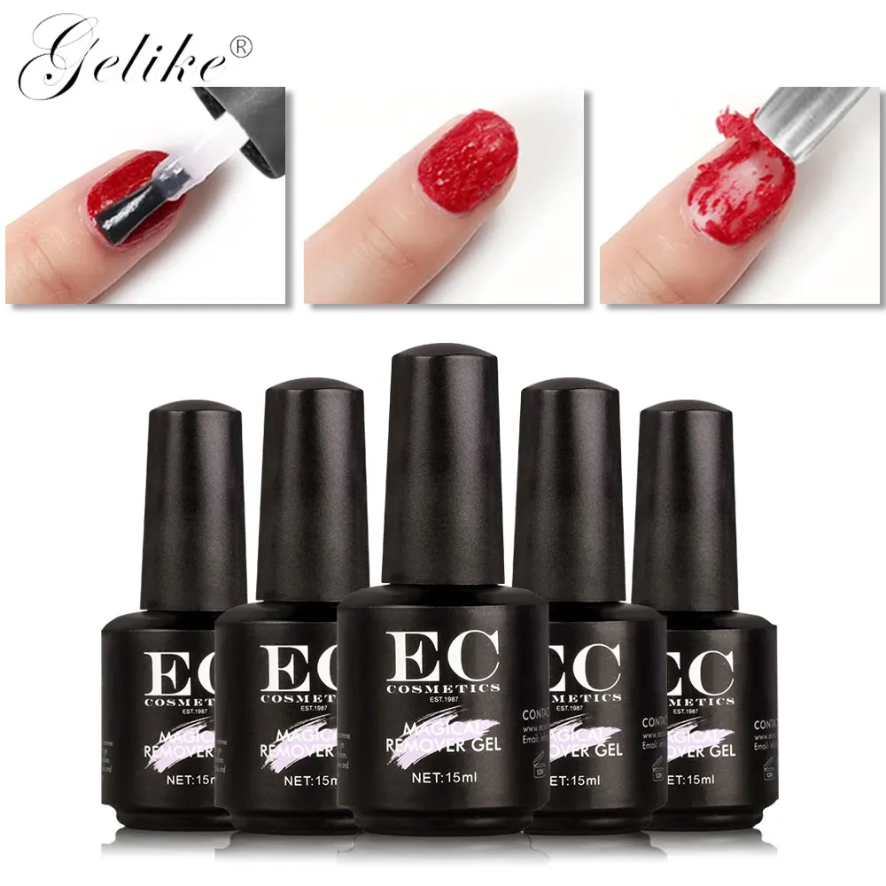 Like 15 мл Гель лак для ногтей/удалитель лака волшебный гель удаления здоровых
