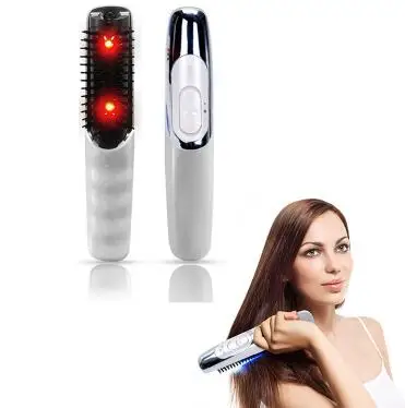 Hair Growth Comb 2 в 1 электрическая Фен-щетка для волос слуховой фен щипцы для завивки волос ионы керамический вращающийся для волос Расческа фен для волос инструмент для укладки волос - Цвет: Hair Growth Comb