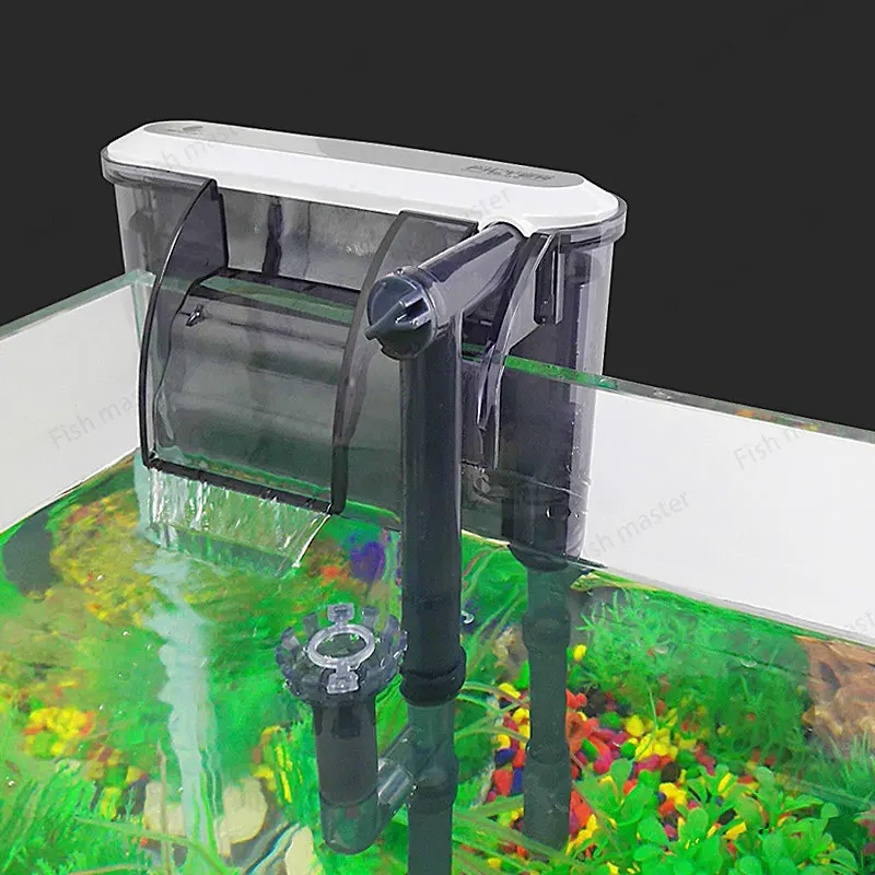 Горячая Распродажа аквариум Submersibl 3-в-1 внешний фильтр подвесной садок для рыбы