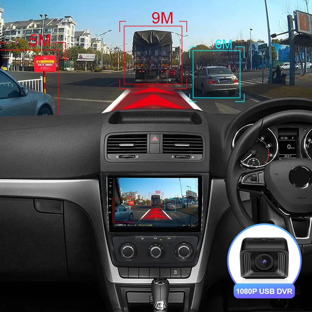 Автомагнитола Isudar H53 4G Android 1 Din для Skoda Yeti 2009 2010 2011 2012 2013 2014 мультимедиа GPS