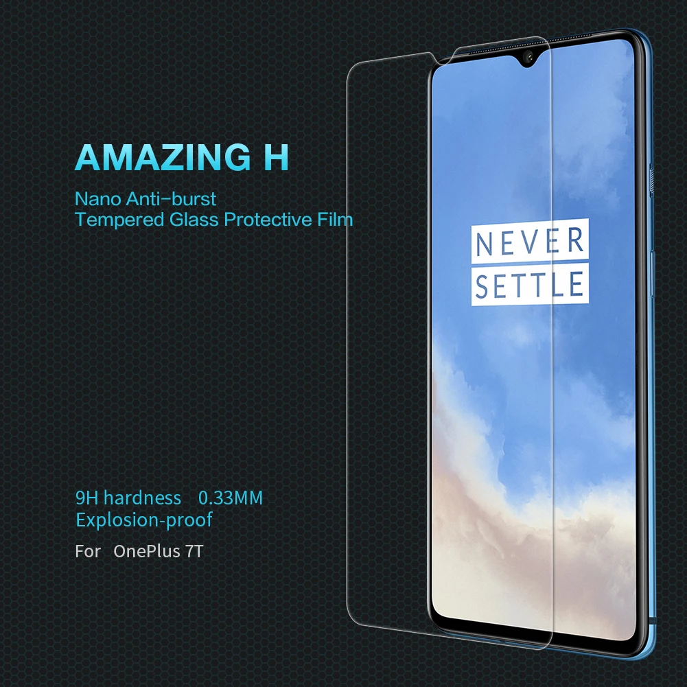 Nillkin 9H+ Pro Nano защита экрана из закаленного стекла для OnePlus 7T 0,33 мм 2.5D CP+ Pro Полное закаленное стекло