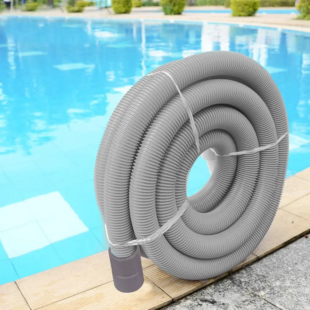 

Swimming Pool Hose Heavy Duty Pool Vacuum Hose Flexible EVA Pipes In-Ground Pool Vacuum Hose With Swivel Cuff Pool Cleaning Tool
