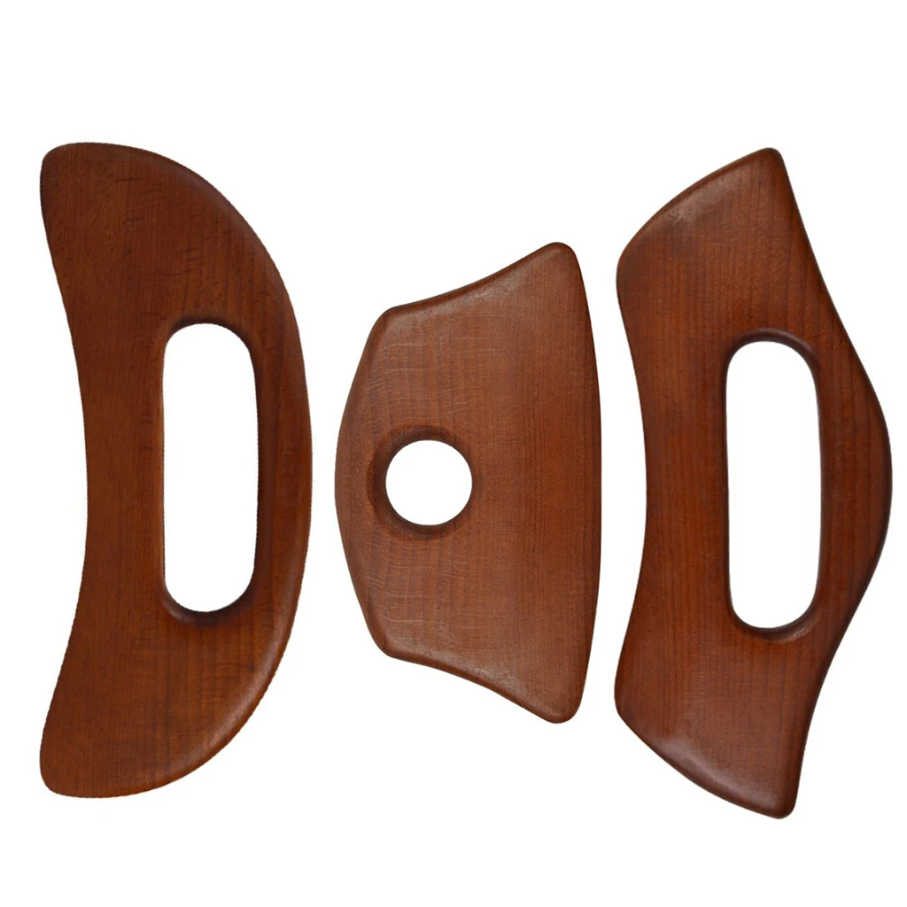 

Wooden Massage Scraping Board Gua sha Board for Soft Tissue Myofascial Release Acupuncture Point Massager