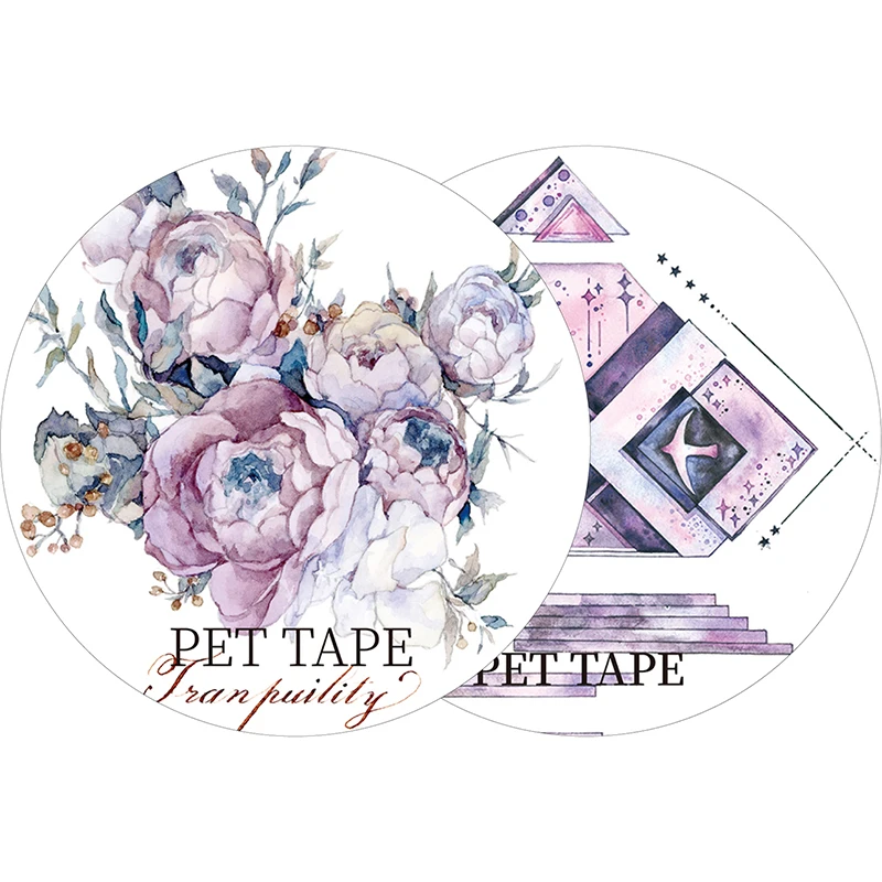 Новинка 2019 декоративная лента цветок ПЭТ ленты|Офисный скотч| |